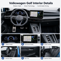 Самый доступный подержанный бензиновый автомобиль Volkswagen Golf, седан с двигателем 1.5 TSI, экономичный автомобиль с автоматической коробкой передач для начинающих водителей.
