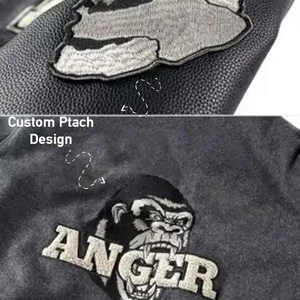 Custom Logo Classic Embroidery Baseball College Men's <b>Jacket</b> Letterman <b>Light</b> Varsity <b>Jacket</b> - Product Image 4