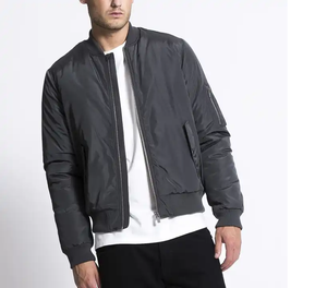 Blouson universitaire OEM 2026 tendance hiver, haute qualité, coupe-vent, écologique, chauffant, à sequins, séchage rapide, avec fermeture éclair et lettrage - Product Image 3