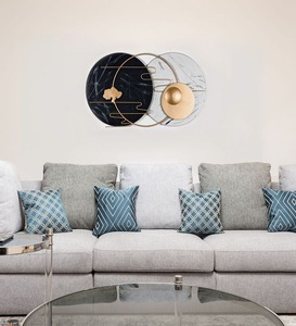 Exclusive Modern Design Iron Metal Wall Art Panel Handcrafted Luxury Framed <b>Spring</b> Outdoor Home <b>Decorative</b> Hanging Interior Use - Product Image 1