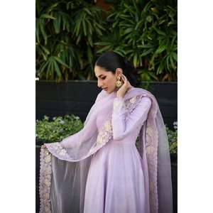 Conjunto de traje para mujer Heirloom Lilac Kalidaar y Dupatta - Product Image 6