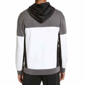 Personnalisé en gros Streetwear fermeture éclair Double pull polaire poids lourd à capuche hommes sweats à capuche 2026 dernière conception chaude sweats à capuche - Product Image 4