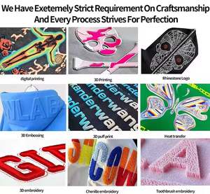 Sweat à capuche classique pour homme OEM en coton éponge mélangé avec broderie personnalisée pour l'impression bouffante en polaire à fermeture éclair complète pour l'hiver - Product Image 6