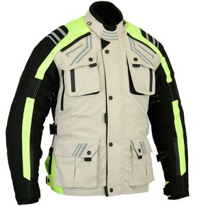 Chaqueta y Pantalón de Motociclismo de Cuero con Protección CE y Logotipo Personalizado, Transpirable, para Carreras de Autos, 2 Piezas, Tallas S-7XL - Product Image 1