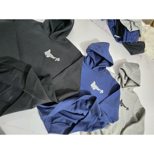 Chándal extragrande de poliéster/algodón GSM pesado Premium para hombre, Sudadera con capucha de etiqueta privada, Jogger para invierno - Product Image 6