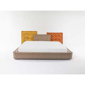 Lit King Size Luxueux <span class=keywords><strong>Jean</strong></span> Paul <span class=keywords><strong>Gaultier</strong></span> Mah Jong avec Rangement et Revêtement en Chêne, Tailles Queen et King, Idéal pour Appartement - Product Image 2