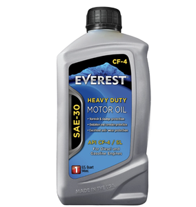Everest <b>SAE</b>-<b>30</b> Heavy Duty Anti-Wear Motor <b>Oil</b> Automotive Lubricant 6 Pack 1 Quart - Product Image 1