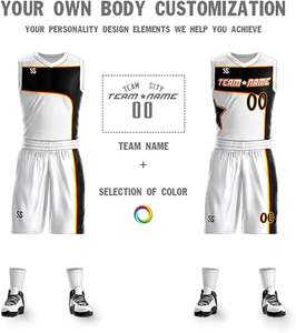 Shorts de basket-ball personnalisés de haute qualité 2024, design sublimé personnalisé, uniformes imprimés de style fait maison en vente - Product Image 3