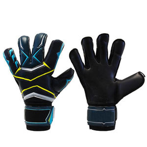 Gants de football pour jeunes de qualité supérieure Nouveau design Gants de gardien de but en latex PU en cuir respirant pour la protection du sport - Product Image 4