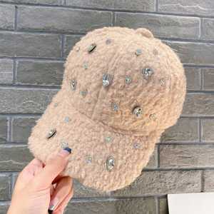 หมวกเบสบอลปักลาย5แผงสำหรับผู้ชายและผู้หญิงหมวกเบสบอลประดับหินผ้าเดนิมออกแบบได้ตามต้องการ - Product Image 5