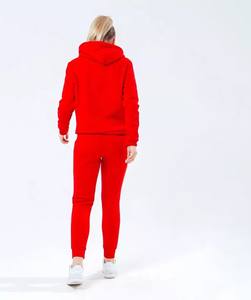 Venta caliente último diseño de impresión de logotipo personalizado chándal para damas/Material de mejor calidad hecho de talla grande mujeres chándal desgaste 2 P - Product Image 2