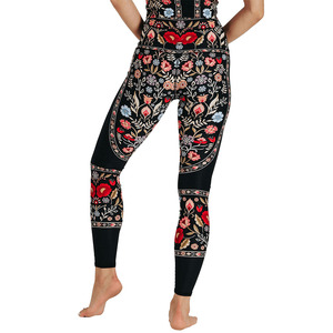 Dernier legging de yoga imprimé Rustica avec logo personnalisé respirant taille haute écologique et vêtements actifs leggings de gym à la mode pour les femmes - Product Image 5