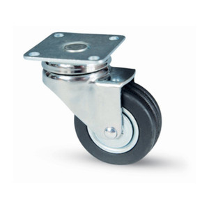 Ruote per Mobile Art.150 D.40 con Piastra 2 Pezzi - Product Image 1