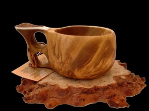 TOUCH Natural Wood Tea Cup Wooden for Wine Coffee Water Hot Cold Drinks Drinking <b>Mug</b>, <b>Japanese</b> Style Wood Tea - Product Image 5
