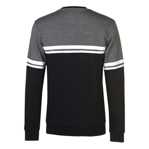 Sudaderas largas de algodón liso Unisex Drop Shoulder Fleece Sweatshirt Mujeres Sudadera personalizada Sudadera de cuello redondo - Product Image 6