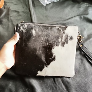 กระเป๋าสตางค์หนังวัวสไตล์โบฮีเมียนแบบตะวันตกกระเป๋าถือหนังข้อมือ - Product Image 2