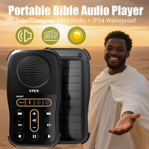 Ricarica solare Christian bibbia Audio Player portatile Mini <span class=keywords><strong>Mp3</strong></span> 1500MAH IP54 Waterproof Swahili linguaggio Audio lettore bibbia - Product Image 3