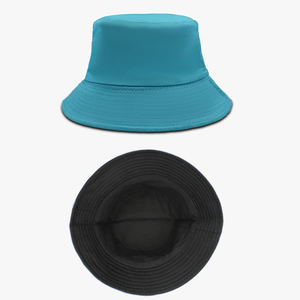 Gorra de pescador reversible de moda de algodón de color sólido personalizada sombrero de pescador con patrón de impresión bordado y sombreros de cubo con logotipo - Product Image 3