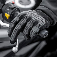 Gants de moto en PU à doigts entiers, respirants, confortables, de qualité supérieure, à maintien sûr et durable, avec protection intégrée pour le cyclisme quotidien
