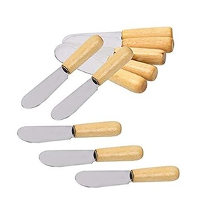 Juego de cubiertos con mango de bambú acrílico blanco de estilo moderno y cubiertos dorados de acero inoxidable para alquiler de bodas, eventos y fiestas - Product Image 6