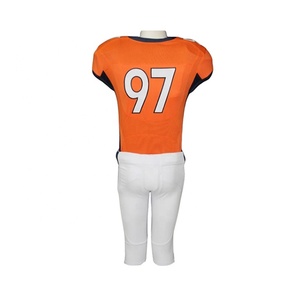 Maillot de football américain personnalisé professionnel à manches courtes, respirant, couleur unie, taille personnalisée, uniforme de sport - Product Image 4