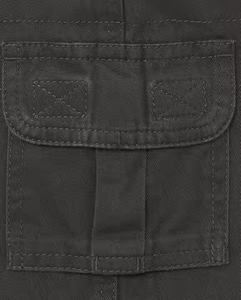 Pantalon cargo anti-rides pour hommes, pantalon cargo 100% coton, multi-poches, décontracté, fermeture éclair, mi-taille, pour tous les jours, nouveauté - Product Image 2