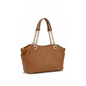 Borsa a Spalla Strutturata da Donna in Vera Pelle Dollaro Art. 26075-Fabbricato in Italia" - Product Image 3