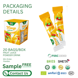Soutien à la commercialisation- (20 sachets/boîte) poudre de jus de fruits mélangés instantanés lyophilisés-Échantillon gratuit, boisson en gros/marque privée - Product Image 4