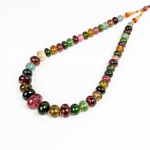 Impresionante variedad de collar de cuentas de turmalina múltiple para joyería elegante hecha a mano declaración desgaste y creaciones de regalo de diseñador - Product Image 5