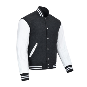 Chaqueta de bombardero de uniforme de béisbol personalizada para hombre de otoño, ropa de calle, chándal informal, abrigo de marca Varsity de cadera caliente para invierno - Product Image 5