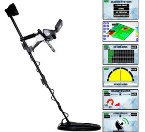 Détecteur de métaux professionnel longue portée GER Detect Titan GER 1000 pour l'or, 5 systèmes, 45 m de profondeur, 2500 m de portée pour la recherche de trésors - Product Image 5