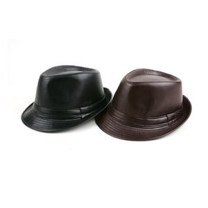 OEM prix raisonnable pas cher confortable chapeaux en cuir hommes mode femmes chapeaux en cuir unisexe - Product Image 6