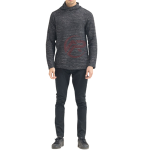 Sweat-shirt en molleton doublé 100 % coton biologique de qualité supérieure pour homme, grande taille, écologique, anti-plis, tricoté, motif uni - Product Image 5