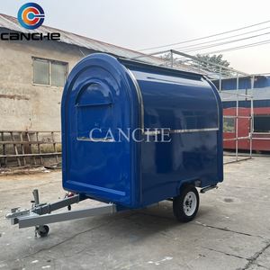 Kiosque de restauration rapide multifonctionnel en acier inoxydable, chariot de vente ambulante, remorques personnalisables pour la restauration rapide et les snacks, avec support en ligne - Product Image 2