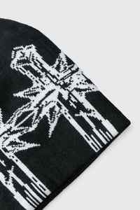 Bonnet en laine jacquard 100% imperméable et respirant pour l'hiver, avec logo et couleur personnalisés, unisexe, pour la plage et les voyages - Product Image 3