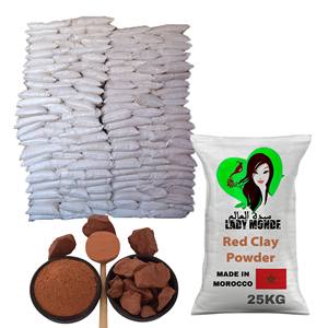 Polvo de arcilla roja marroquí 25 kg Minerales y productos no metálicos - Product Image 1