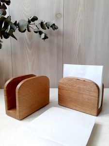 RESTARUNT-Servilletero de madera para hotel, organizador de servilletas, accesorio de mesa de hospitalidad, servilleta de madera Premium - Product Image 2