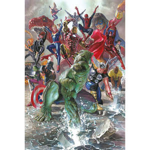 Póster de Marvel Legacy Avengers de Alex Ross, Estilo de Diseño Moderno, Material de Papel para Decoración de Pared - Product Image 1