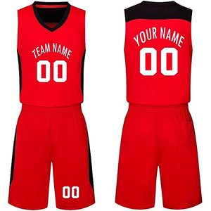 Ensemble d'uniformes de basket-ball imprimés par sublimation pour hommes de haute qualité Short en tissu polyester à séchage rapide Logo personnalisé respirant - Product Image 3