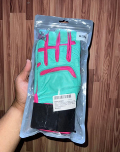 Guantes de Bateo Unisex Profesionales de Primera Calidad, Ambidiestros, con Cierre de Velcro, de Piel de Cabra Digital, con Puño Largo - Product Image 2