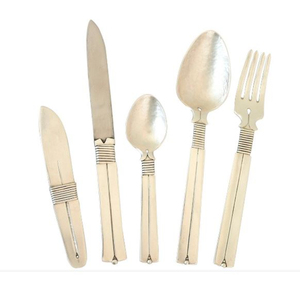 Elegant <b>Flatware</b> <b>Set</b> in Stainless Steel with High-Quality Finished Perfect for Special Occasions and Hotel Tableware - Product Image 1