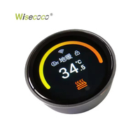Wisecoco Pantalla LCD Inteligente HMI Redonda de 1.28 Pulgadas con Resolución 240*240, Interfaz UART CANBUS 485 232, Perilla Giratoria
