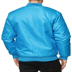 Nouvelle veste bomber tendance pour hommes avec un design unique, fermeture éclair sur le devant, tissu polaire, style streetwear d'hiver, vestes pour hommes ODM - Product Image 6