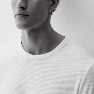 เสื้อยืดโอเวอร์ไซส์สำหรับผู้ชายเสื้อลำลองสีพื้นสำหรับผู้ใหญ่ - Product Image 6