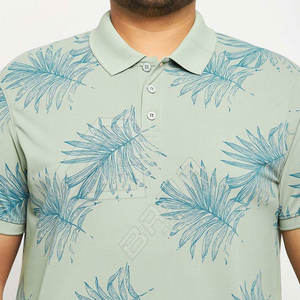 Polo de golf para hombre de alta calidad 100% al por mayor, logotipo y diseño personalizados, tejido de punto informal con patrón sólido - Product Image 5