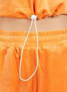 Conjunto Deportivo de Sudadera con Capucha y Pantalones para Mujer 2025, Transpirable, Ecológico, con Cordón, Color Sólido, Invierno, Hecho en 100% Algodón - Product Image 5