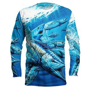 Sudadera de Manga Larga con Cuello Redondo para Hombre/Mujer, Estampado Animal, Spandex/Poliéster, Estilo Casual, Holgada, para Pesca al Aire Libre, Estilo Urbano - Product Image 5