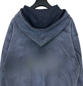 Women's Acid Wash Hoodie Custom Oversized <b>Zip</b> up Vintage Washed Sun Fade Solid <b>Hooded</b> French Terry Streetwear Style - Product Image 3