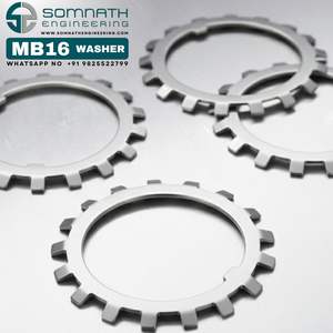 Rondelle de blocage de haute qualité MB16 pour écrous de blocage métriques KM16     MB01 à MB40 Accessoire de roulement Rondelle de blocage - Product Image 5