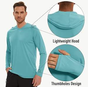 Sudaderas con capucha informales de invierno para hombre, Color sólido, 100% algodón, forro polar, ajuste Regular, secado rápido y transpirable, alta calidad - Product Image 1